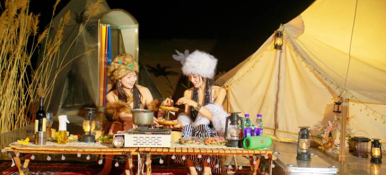 敦煌沙坡头野奢国际沙漠露营基地图片