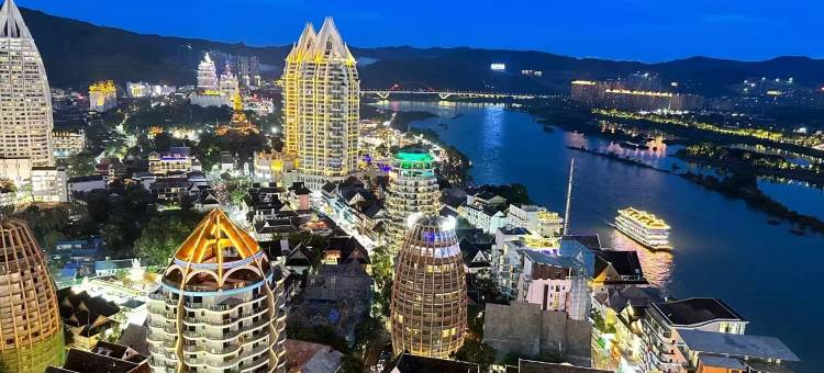 欢住江景假日美宿(告庄西双景星光夜市店)图片