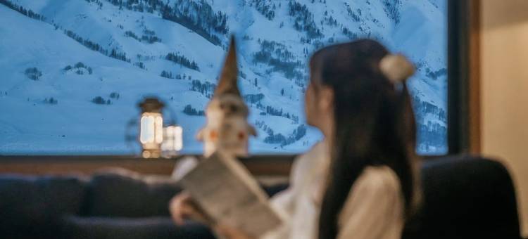 禾木双穗禾·360°环山Slowly·原木风私享美宿(落日篝火晚会店)图片