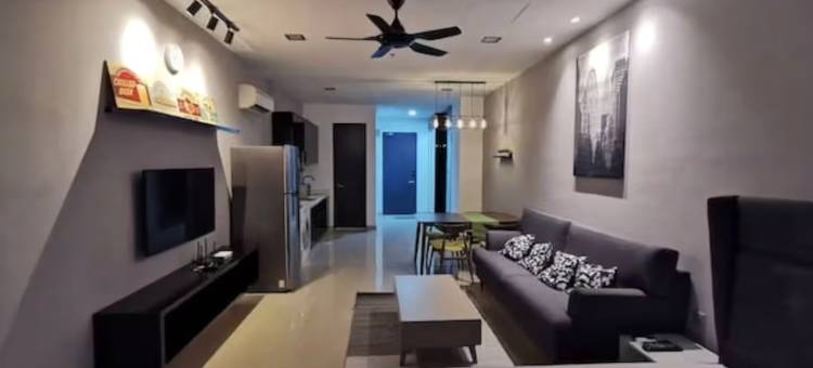 梳帮双威泰莱舒适一室房|齐全小厨房|洗衣机(SS15 Courtyard First Subang Cozy Studio with WIFI/TV Box)图片