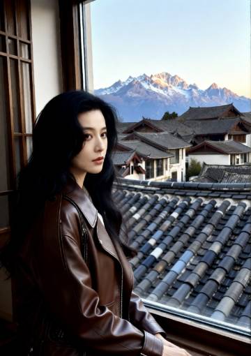 在山也·SANYEL日照金山观雪山古城全景美宿(丽江古城大水车店)图片
