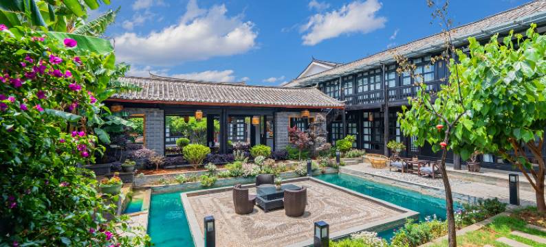 S.erenely·海棠湾|270°雪山观景|枕山溪谷花园美墅(束河古镇)图片