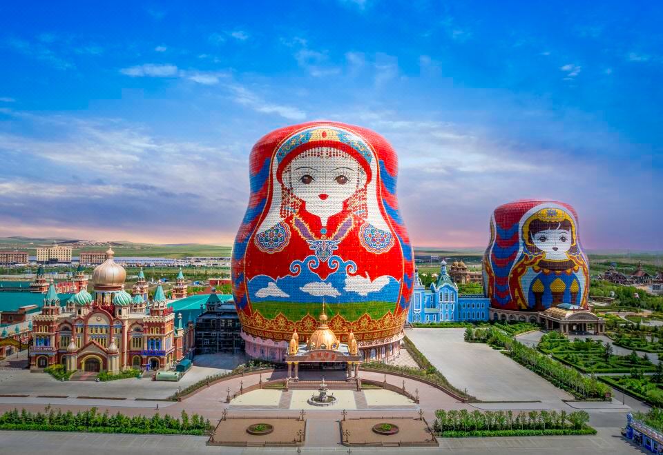 满洲里套娃酒店A座外景图