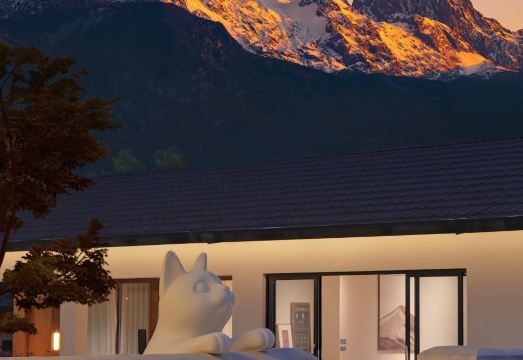 猫山下MountainCat·日照金山·猫在雪山下田野里（白沙古镇店）外景图