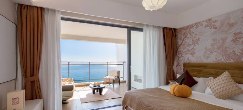 双月湾·栖樾·日落云宿图片