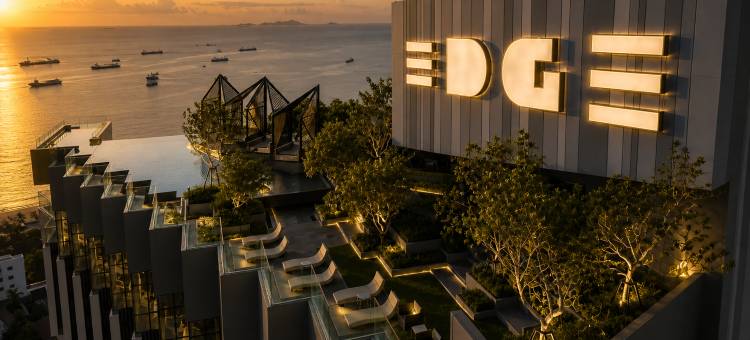 WCC芭提雅The Edge海景公寓｜市中心高空泳池｜近海滩商场(WCC Sea View Stay at The Edge Central Pattaya)图片