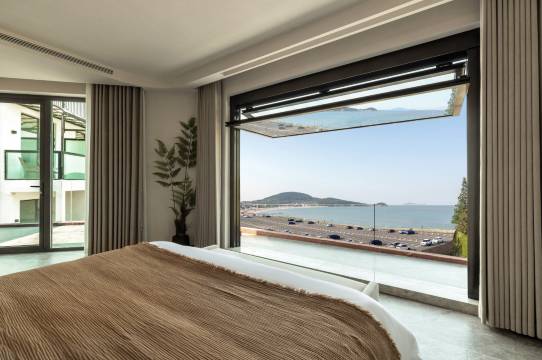 仰川·Design Art设计师海景私汤民宿(崂山景区仰口沙滩店)图片