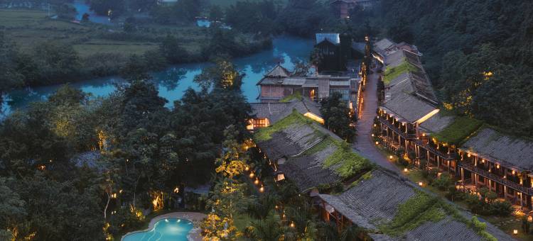 广西崇左明仕别院•山水院子图片