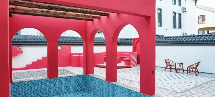 盖州浛瑞民宿温泉庭院图片