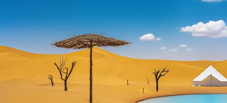 观沙居腾格里沙漠酒店图片