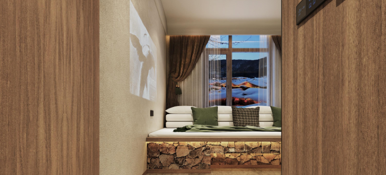 蓝馨梦观雪阁假日酒店(雪乡雪韵大街店)图片