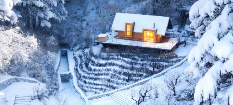 鞍山卓阅山那边度假山谷图片