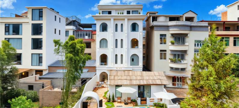 春屿竹丨高空夜景180°法式亲子House庭院(陶溪川文创街店)图片