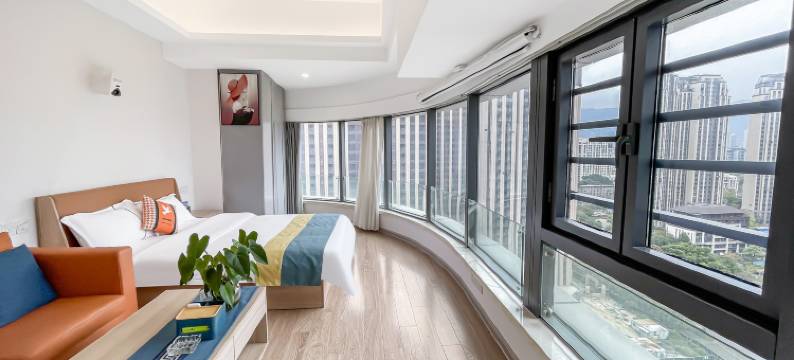 福州泊曼精品公寓(东二环泰禾广场竹屿地铁站店)图片