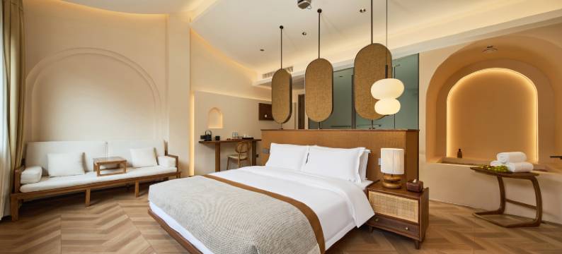 花筑·栖迟·禅意茶空间·露台观景·温泉度假美宿(漳州古城店)图片