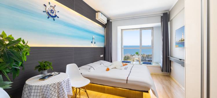 藕寓.SEAFRONT海景｜投影|城市设计师美宿(大相框刘公岛店)图片