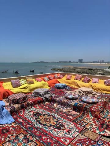 宿海·Seascape·全景瞰海丨海景美宿(月亮湾沙滩店)