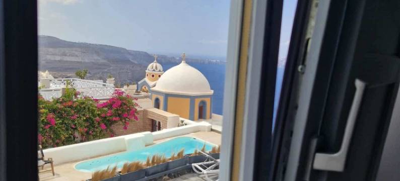 达科罗尼亚别墅酒店(Villa Dakoronia•Stunning caldera view Private Pool)图片