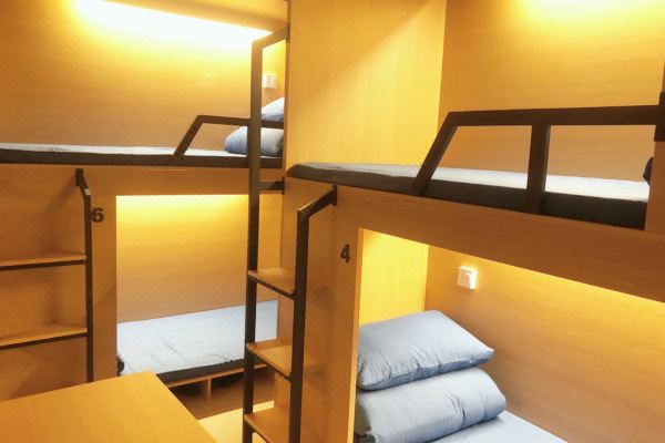 闪光青年旅舍(中贸广场店)关键词(选填)1间,1位房间及住客退房时间