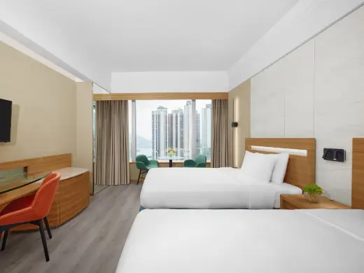 高級海景雙床客房(低座)