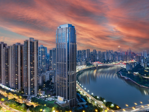 陌上雅居高空江景酒店(重庆观音桥北滨一路店)