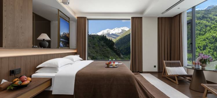 璟屿雲境·MountHotspring|全画幅私汤观景民宿(双桥沟景区店)图片