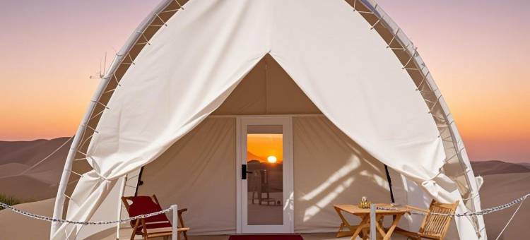 敦煌沙坡头野奢国际沙漠露营基地图片