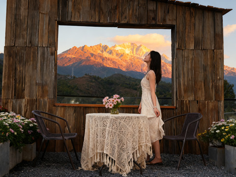 丽江·凝风蓝丨SnowMountainWindBells日照金山野奢酒店