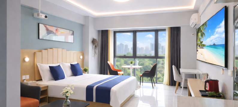 偶遇观影酒店(新乡市政府高铁东站店)图片