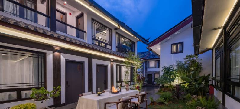 叁与三山·原舍courtyard景观设计师侘寂美学空间(古城四方街店)图片