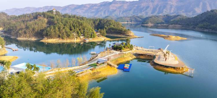阳新仙岛湖云水居帐篷营地图片