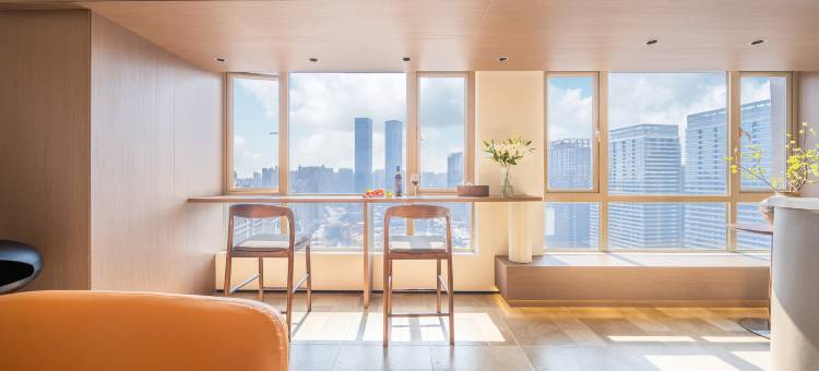 叁合·Levelcell高空观景酒店(花果园购物中心白宫艺术中心店)图片