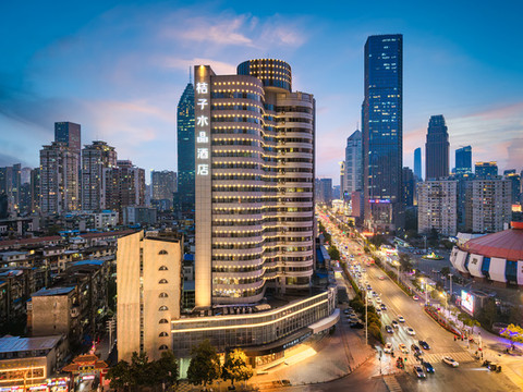 武汉汉口金融中心万象城桔子水晶酒店