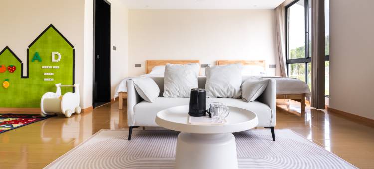 窑池居奶油风艺术设计观景美宿(宜兴窑湖小镇店)图片