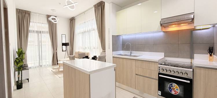 La Perla 朱美拉村圈高端度假公寓，配有游泳池和健身房(Premium Holiday Apartment at La Perla JVC with Pool & Gym)图片