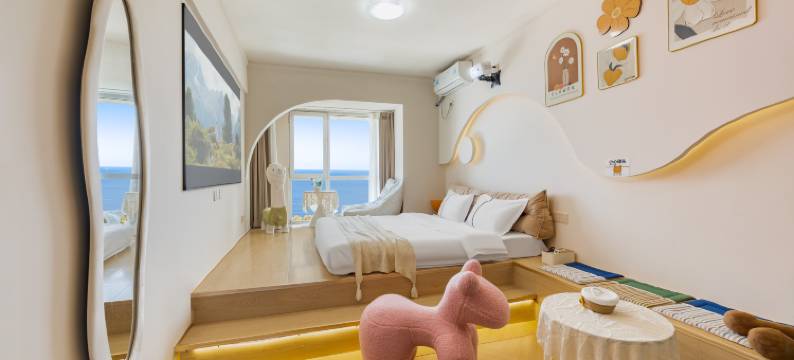 藕寓.SEAFRONT海景｜投影|城市设计师美宿(大相框刘公岛店)图片