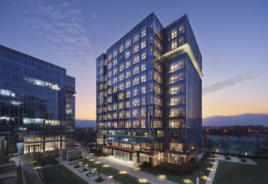 北京海淀稻香湖希尔顿花园酒店外景图