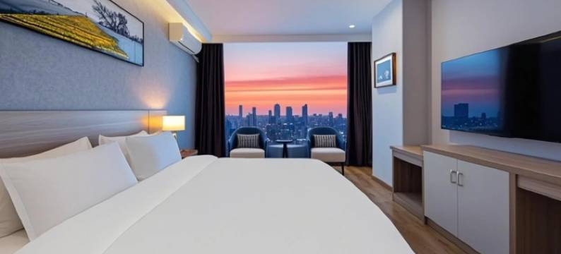 云臣I高空城景 AestheticsDesigner民宿(怀化高铁站万达广场店)图片