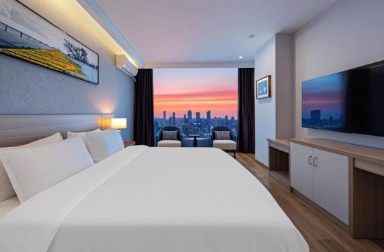 云臣I高空城景 AestheticsDesigner民宿(怀化高铁站万达广场店)