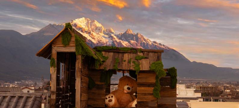 雪山来信·日照金山｜云境私汤雪山全景度假美宿(白沙古镇店)图片