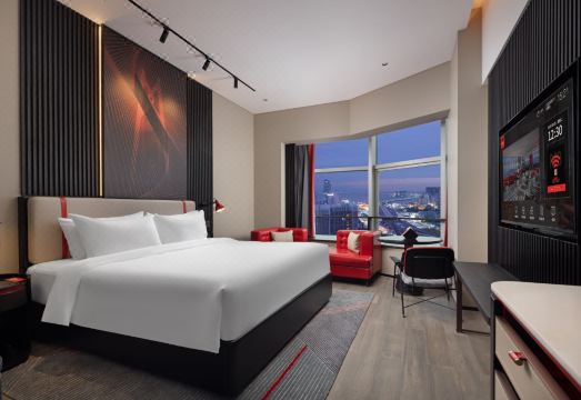 珠海拱北口岸丽酒店外景图