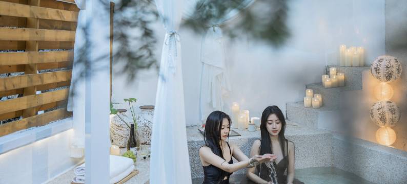 水湾湾观夏北纬30°漂流度假咖啡民宿(龙王山漂流浙北大峡谷店)图片