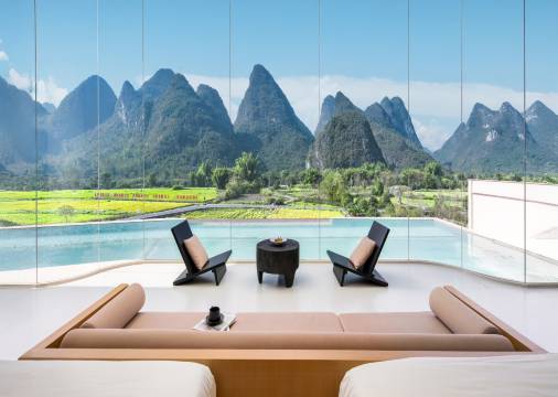 水稻田度假(阳朔十里画廊遇龙河店)