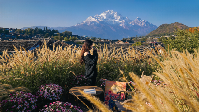 丽江古城听花堂·望雪山民宿(日照金山店)图片
