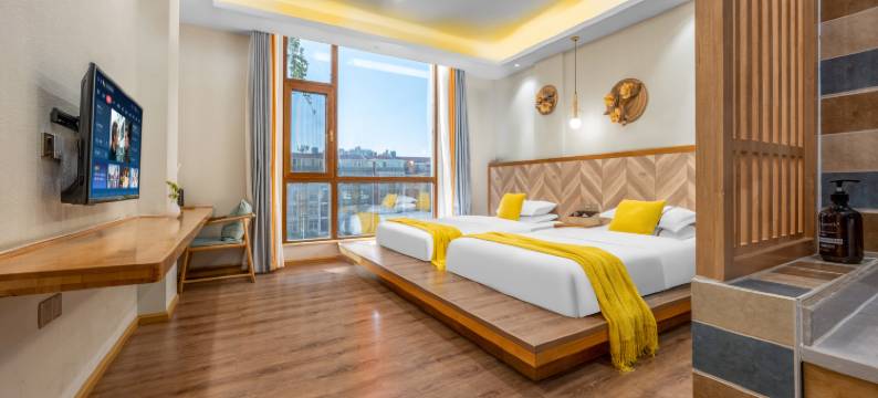 曲靖麟湖心居花园酒店图片