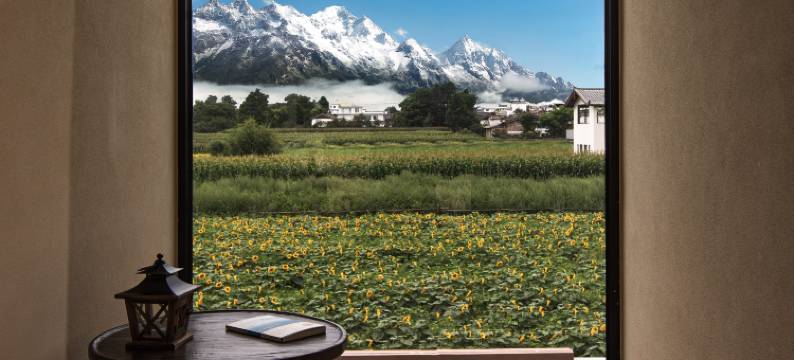 日沐山Rishine·日照金山·牧场雪山全景|私汤供氧隐墅(白沙店)图片