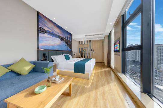 几何酒店(遵义新蒲林达美食城店)