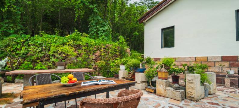 叁笙·云陌Couryard·设计师山景民宿(石板岩太行大峡谷店)图片