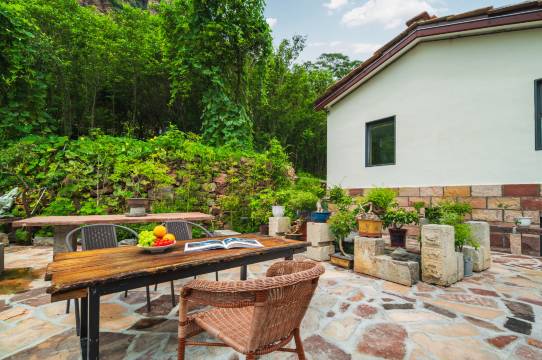 叁笙·云陌Couryard·设计师山景民宿(石板岩太行大峡谷店)图片