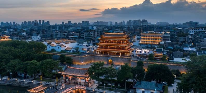 三潮温泉小镇韩江江景酒店图片